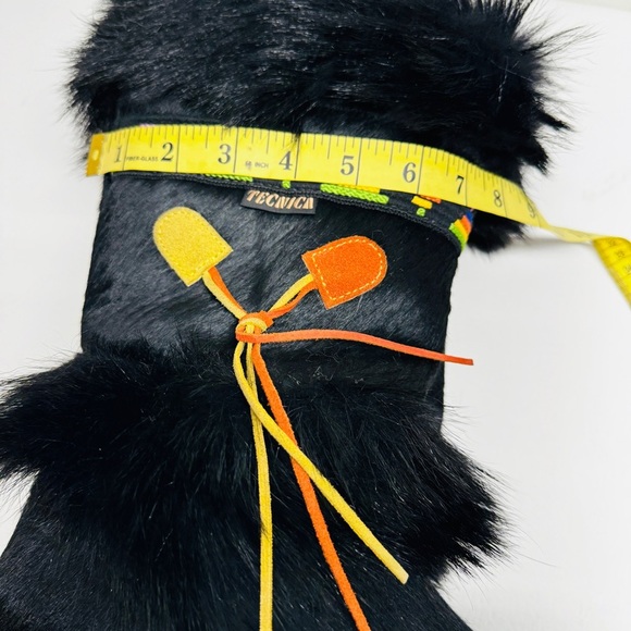 TECNICA ITALIAN FULL FUR WITH SUEDE TASSEL BOOT Vintage Pride size 38 US8 - Picture 8 of 9